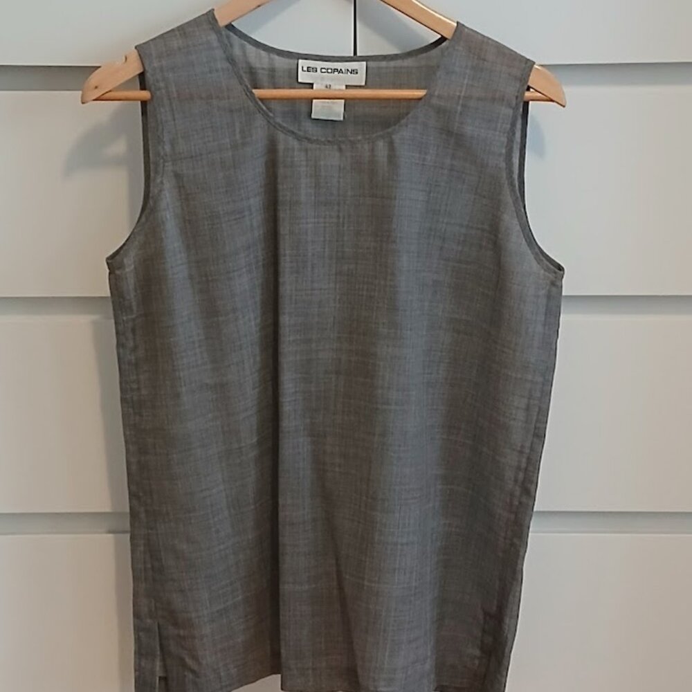 Les Copains Cool Wool Viscose Top - size 42/ M - Made in Italy